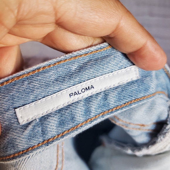 Citizens Of Humanity Paloma Wide-leg Denim Blue Jeans 28X28 High-rise Preppy Hip - Picture 7 of 14